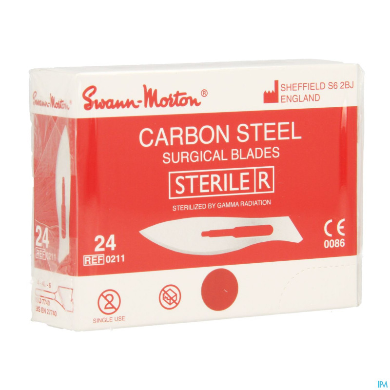 Bistouris s.m lames ster n24    100