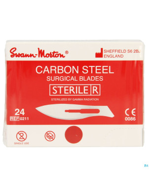 Bistouris s.m lames ster n24    100