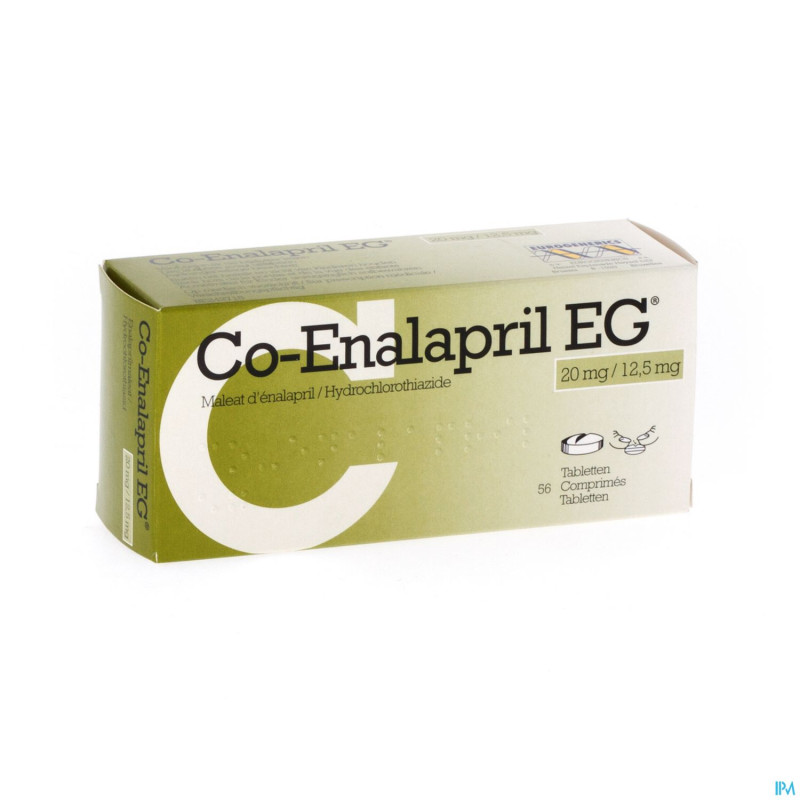 Co enalapril eg 20/12,5 mg comp 56