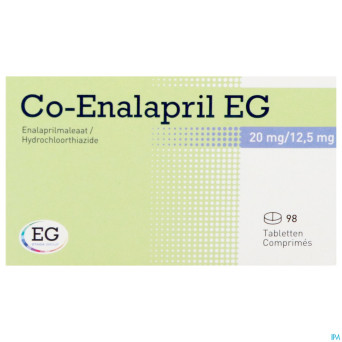 Co enalapril eg 20/12,5mg   comp 98