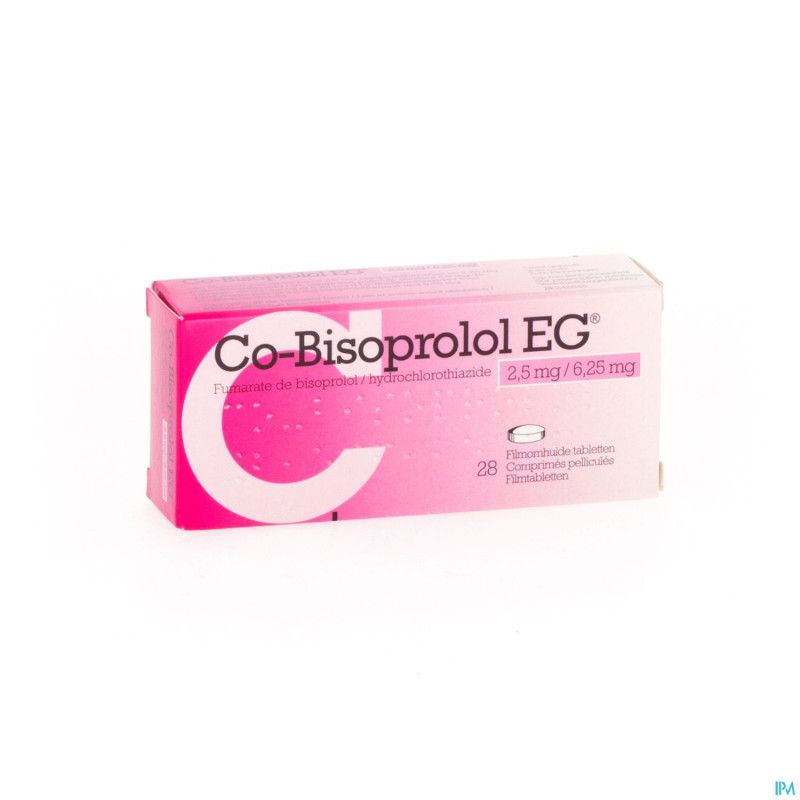 Co bisoprolol eg 2,5 mg/ 6,25 mg comp  28