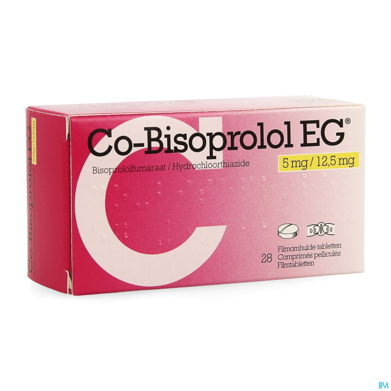 Co bisoprolol eg 5,0 mg/12,50 mg comp 28