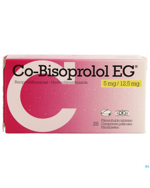Co bisoprolol eg 5,0 mg/12,50 mg comp 28