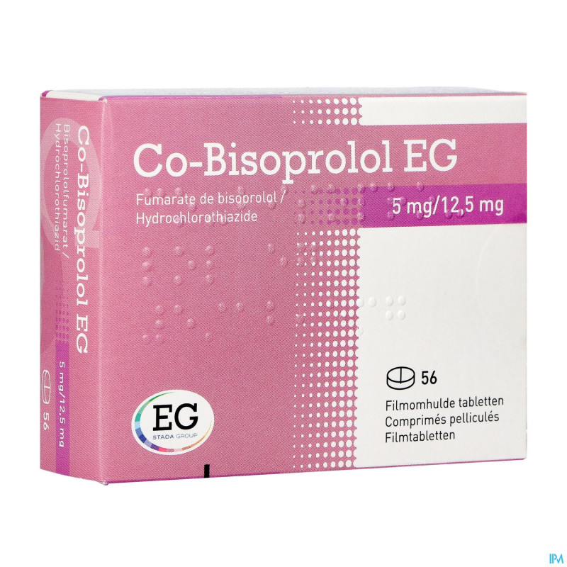 Co bisoprolol eg 5,0mg/12,50mg comp 56
