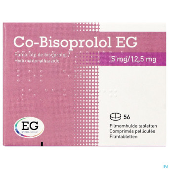 Co bisoprolol eg 5,0mg/12,50mg comp 56