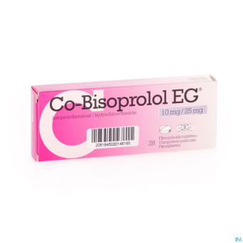 Co bisoprolol eg 10 mg/25 mg comp 28