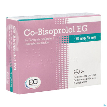 Co bisoprolol eg 10mg/25mg comp 56