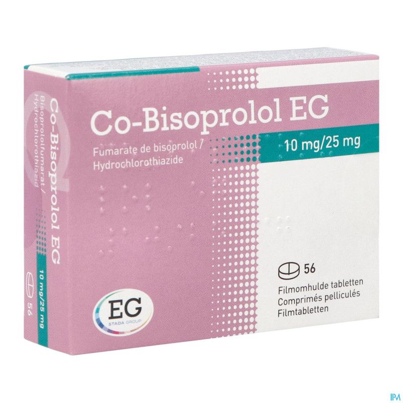 Co bisoprolol eg 10mg/25mg comp 56
