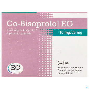 Co bisoprolol eg 10mg/25mg comp 56