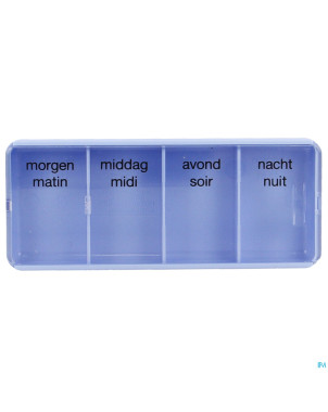 Medi 4 pilulier journalier 4 cases
