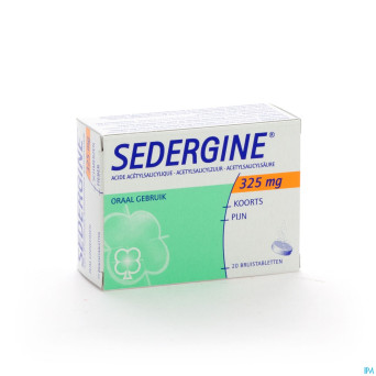 Sedergine 325mg comp efferv.  20