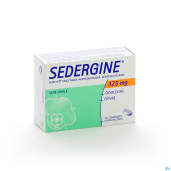 Sedergine 325mg comp efferv.  20