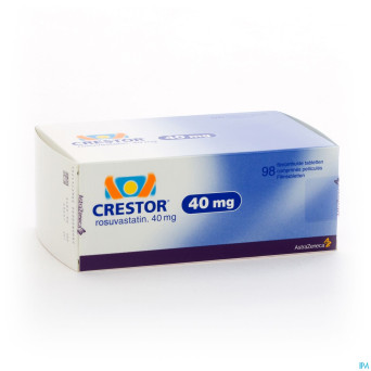 Crestor comp 98 x 40 mg