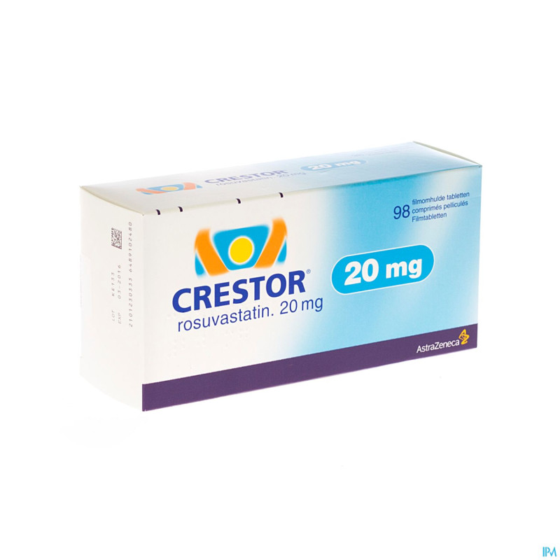 Crestor comp 98 x 20 mg