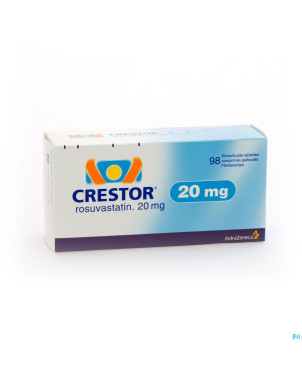 Crestor comp 98 x 20 mg