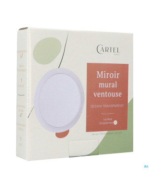 Cartel miroir mural 12cm transparent    m44t12