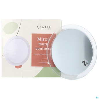 Cartel miroir mural 12cm transparent    m44t12