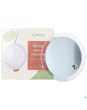 Cartel miroir mural 12cm transparent    m44t12