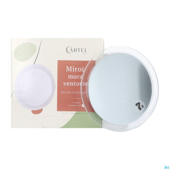 Cartel miroir mural 12cm transparent    m44t12