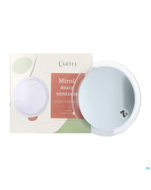 Cartel miroir mural 12cm transparent    m44t12