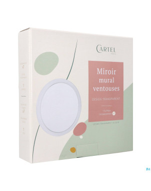 Cartel miroir mural 20cm transparent    m45t20