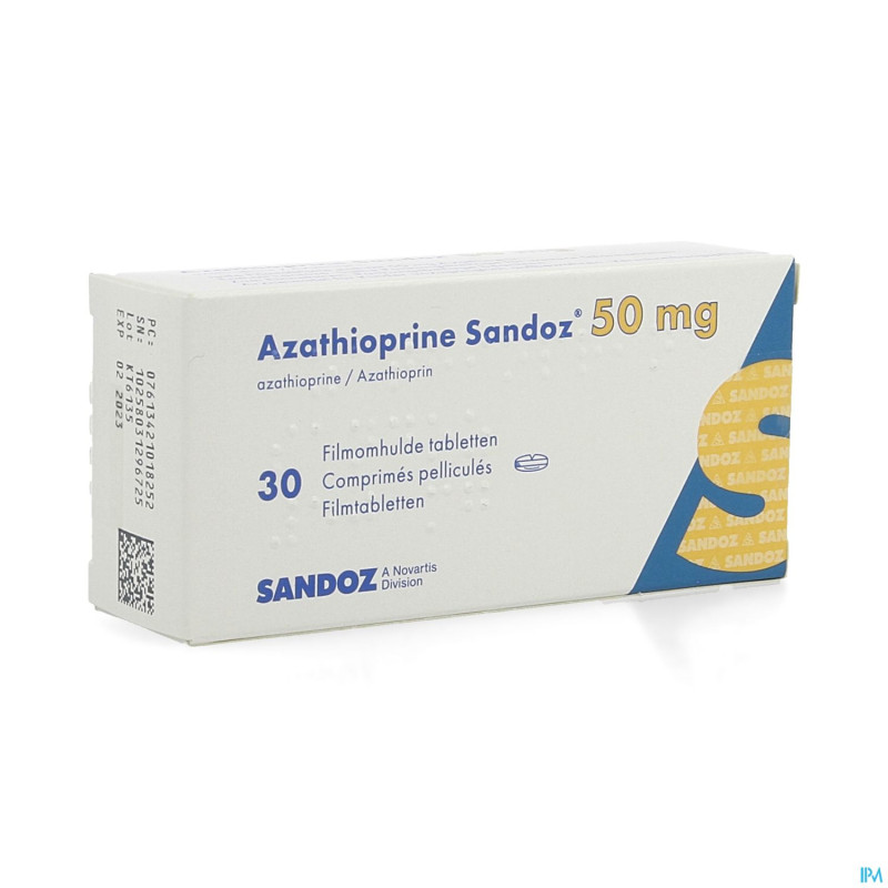 Azathioprine sandoz 50 mg comp  30 x 50 mg