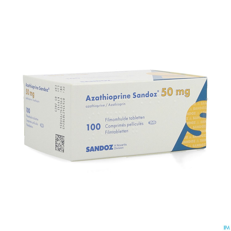 Azathioprine sandoz 50 mg comp 100 x 50 mg