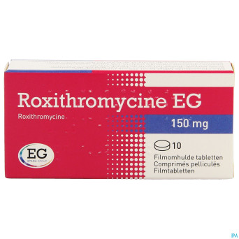 Roxithromycine eg comp 10x150mg