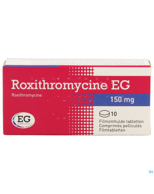 Roxithromycine eg comp 10x150mg