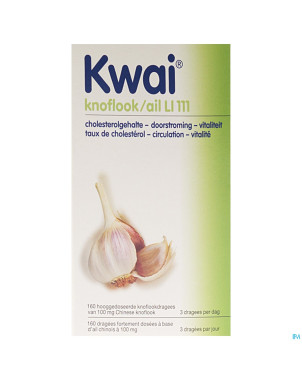 Kwai 3 par jour    drag 160 x 100mg