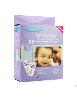 Lansinoh sac conservation lait maternel   25 99204
