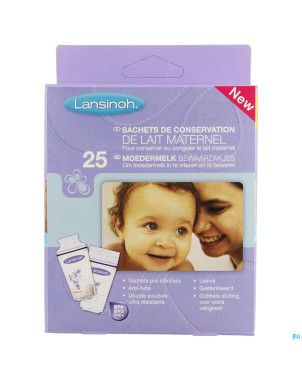 Lansinoh sac conservation lait maternel   25 99204
