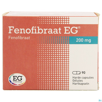 Fenofibrate eg 200 mg caps 90 x 200 mg
