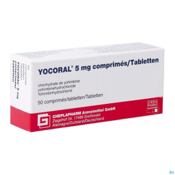Yocoral 5 mg glenwood tabl  50