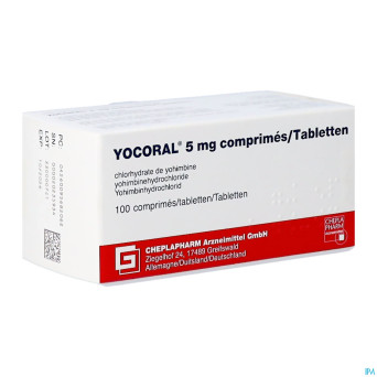 Yocoral 5 mg glenwood tabl 100
