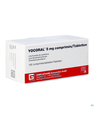 Yocoral 5 mg glenwood tabl 100