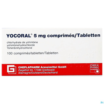 Yocoral 5 mg glenwood tabl 100