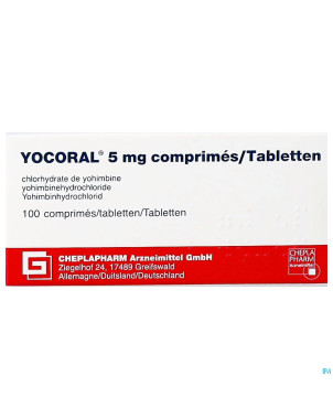 Yocoral 5 mg glenwood tabl 100