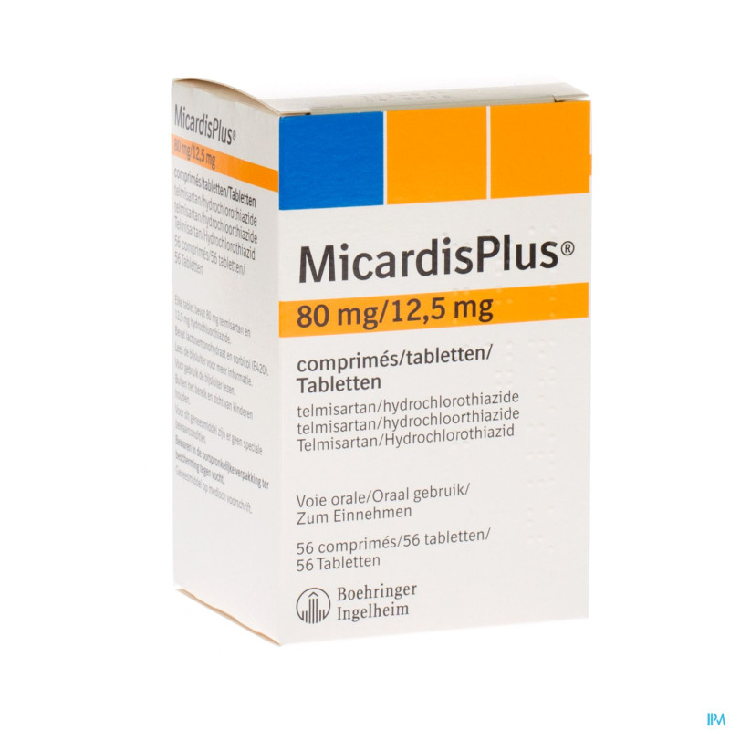Micardisplus comp 56 x 80 mg/12,5 mg