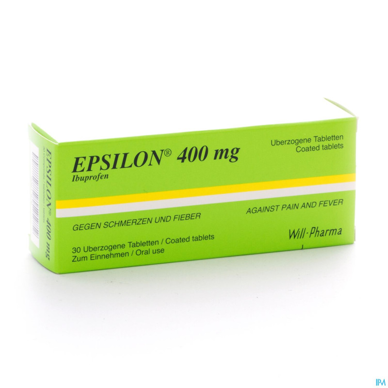 Epsilon 400 mg comp enrob omhulde 30x400mg