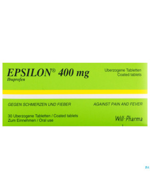 Epsilon 400 mg comp enrob omhulde 30x400mg