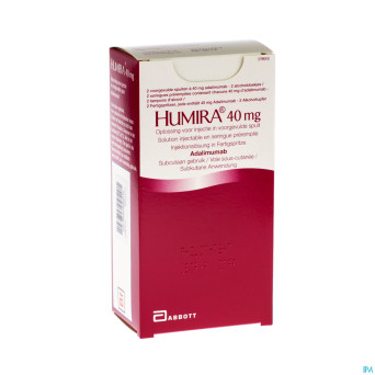 Humira 40mg/0,8ml sol inj seringue prerempli 2