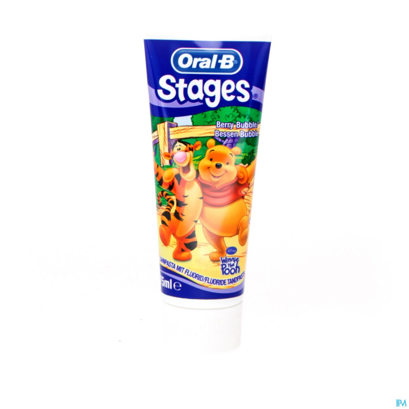 Oral b dentifrice stages winnie the pooh 75ml