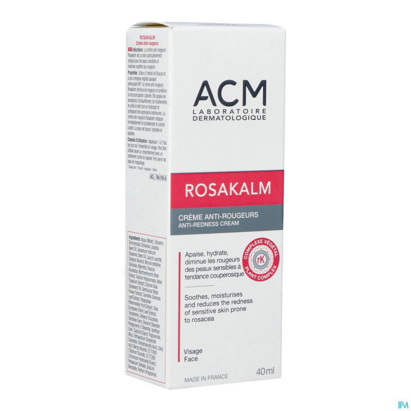 Rosakalm plante system creme anti rougeurs    40ml