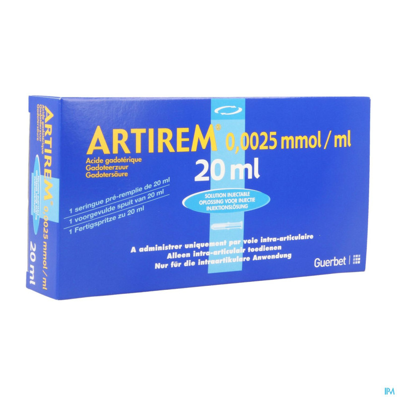 Artirem 0,0025mmol/ml ser prerempl 1