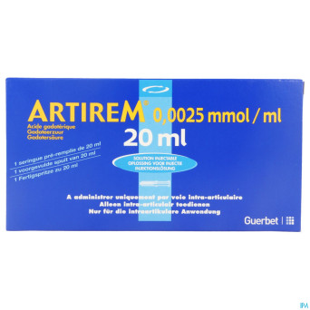 Artirem 0,0025mmol/ml ser prerempl 1