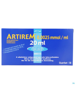 Artirem 0,0025mmol/ml ser prerempl 1