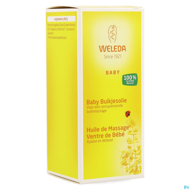 Weleda huile massage ventre bebe    50ml