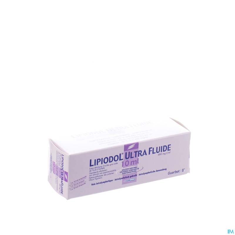 Lipiodol ultra fluide amp 1 x 10 ml