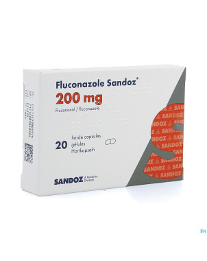 Fluconazole sandoz caps 20 x 200 mg